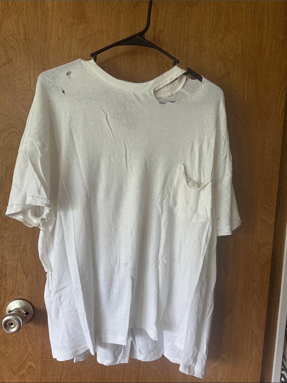 We The Free White Short Sleeve Pocket Tee